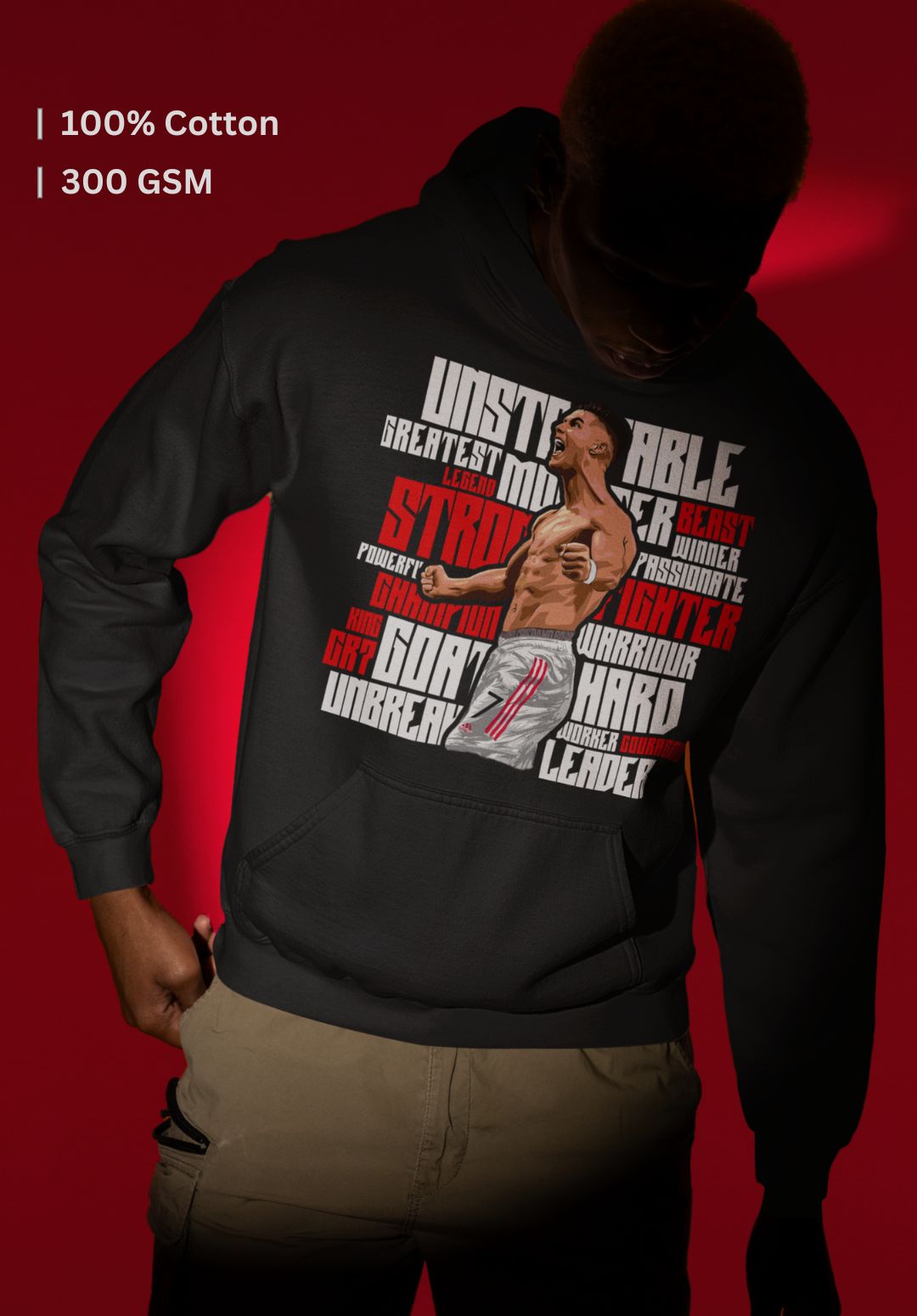 Unstoppable Warrior CR7 Hoodie