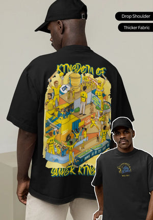 Kingdom of Super Kings - CSK Legacy Oversized T-Shirt