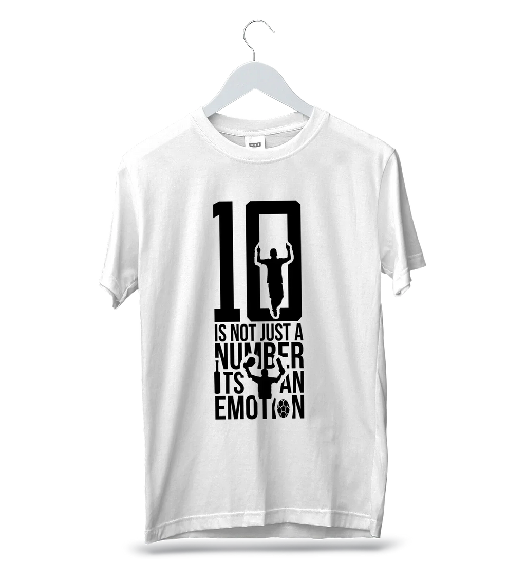 10 Is Not Just A Number - Messi and Sachin T-Shirt