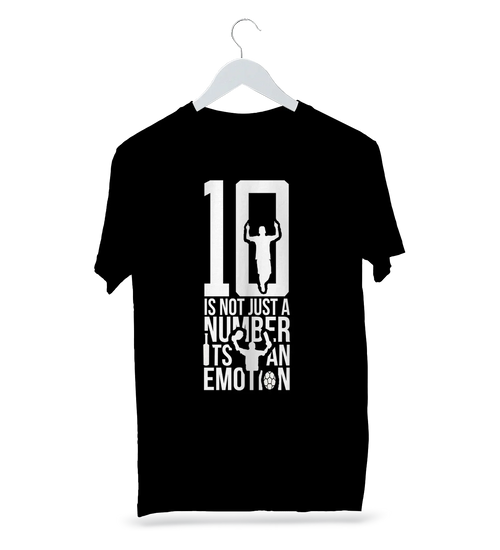 10 Is Not Just A Number - Messi and Sachin T-Shirt