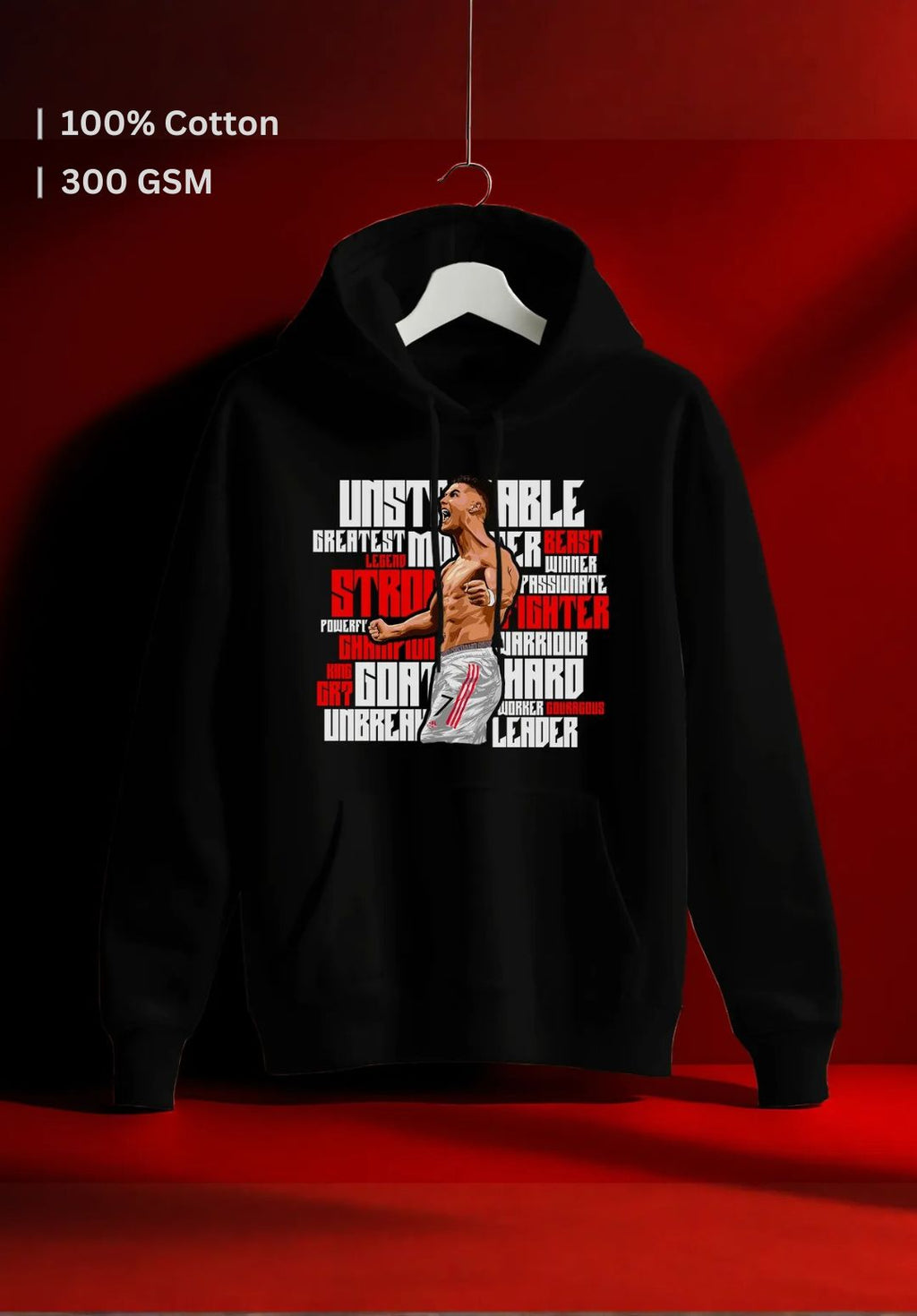 Unstoppable Warrior CR7 Hoodie