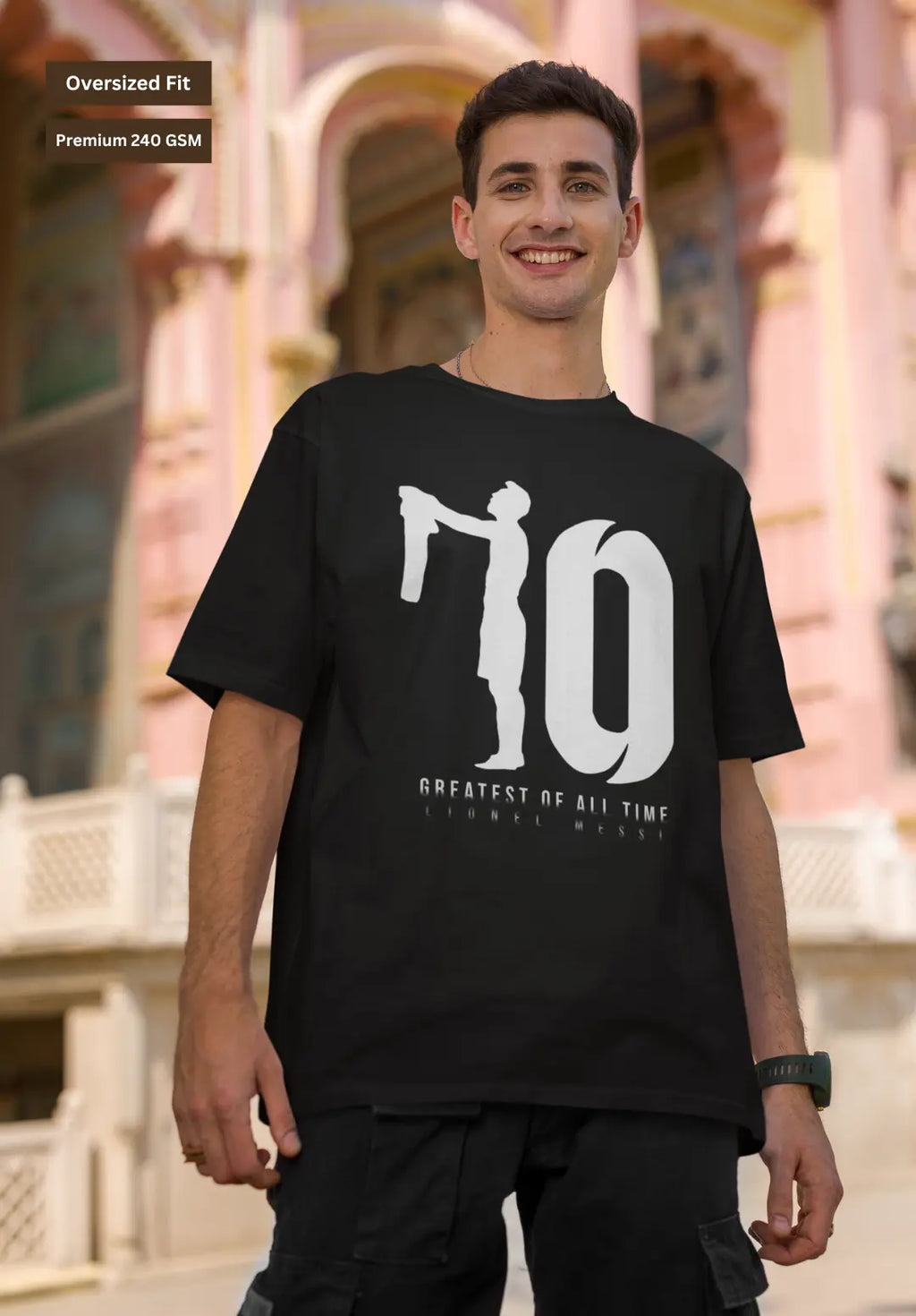The Greatest Number 10 Lionel Messi T-Shirt (Oversized)