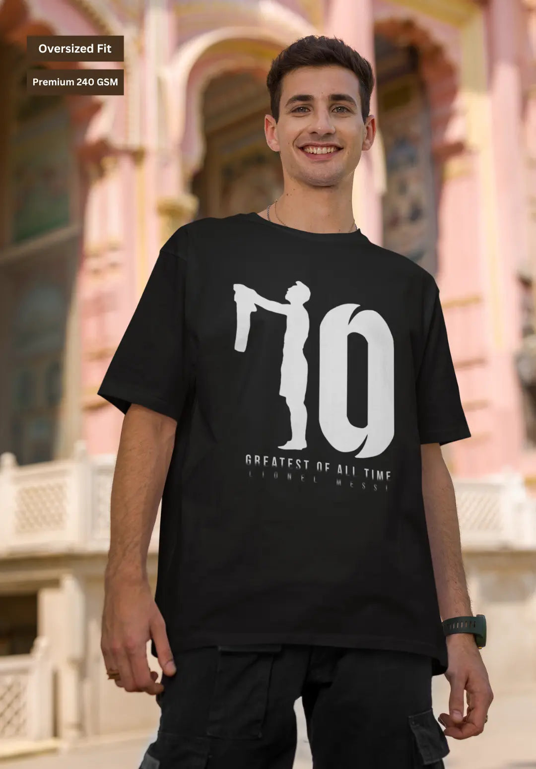 The Greatest Number 10 Lionel Messi T-Shirt (Oversized)