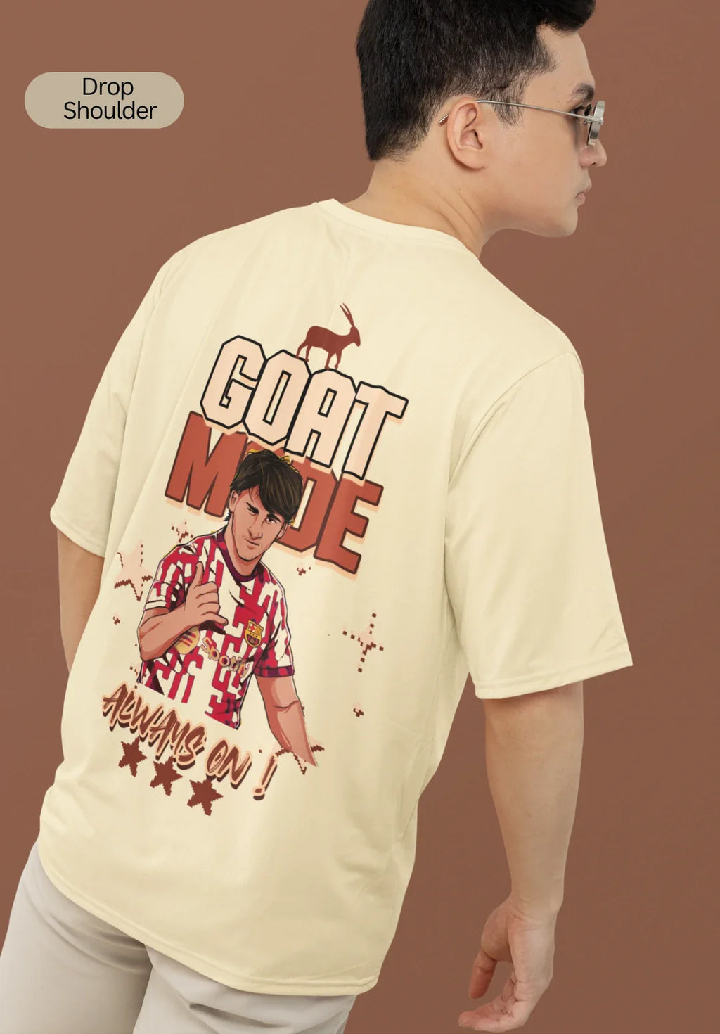 Goat Mode: Always On! Messi Exclusive T-Shirt (Oversized)
