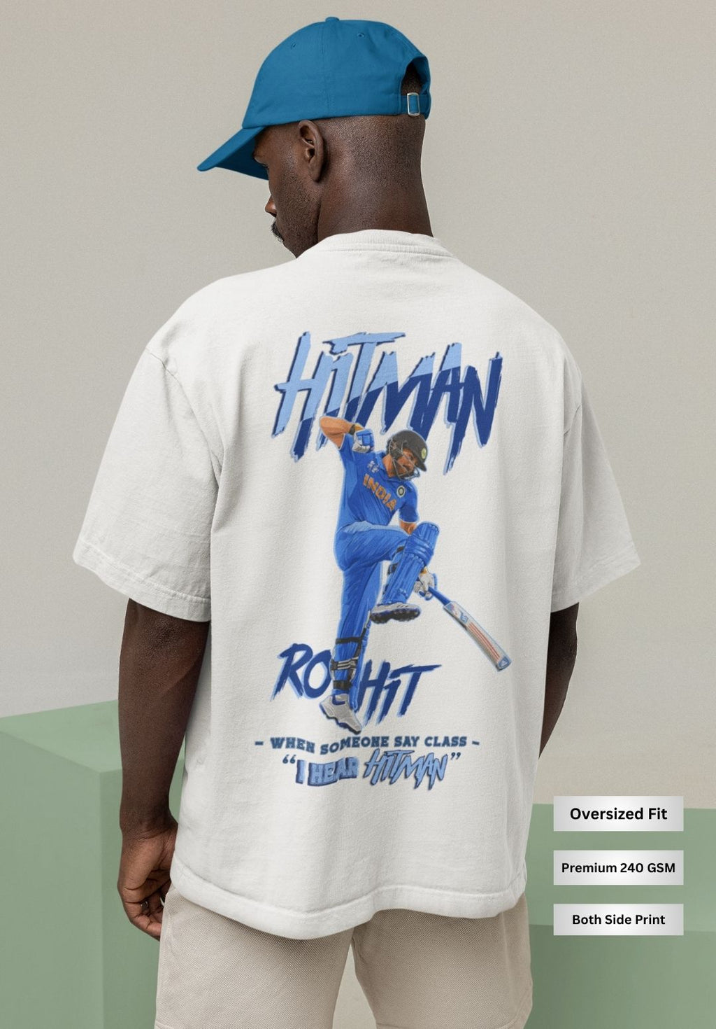The Hitman - Rohit Exclusive T-Shirt (Oversized)