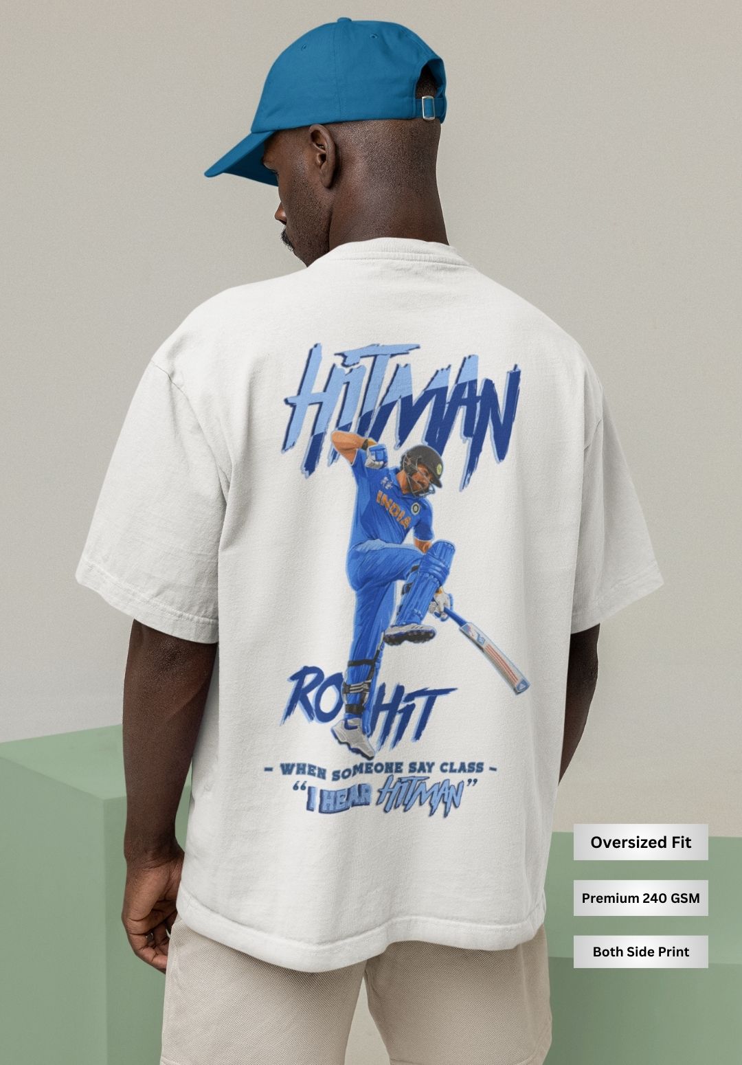 The Hitman - Rohit Exclusive T-Shirt (Oversized)