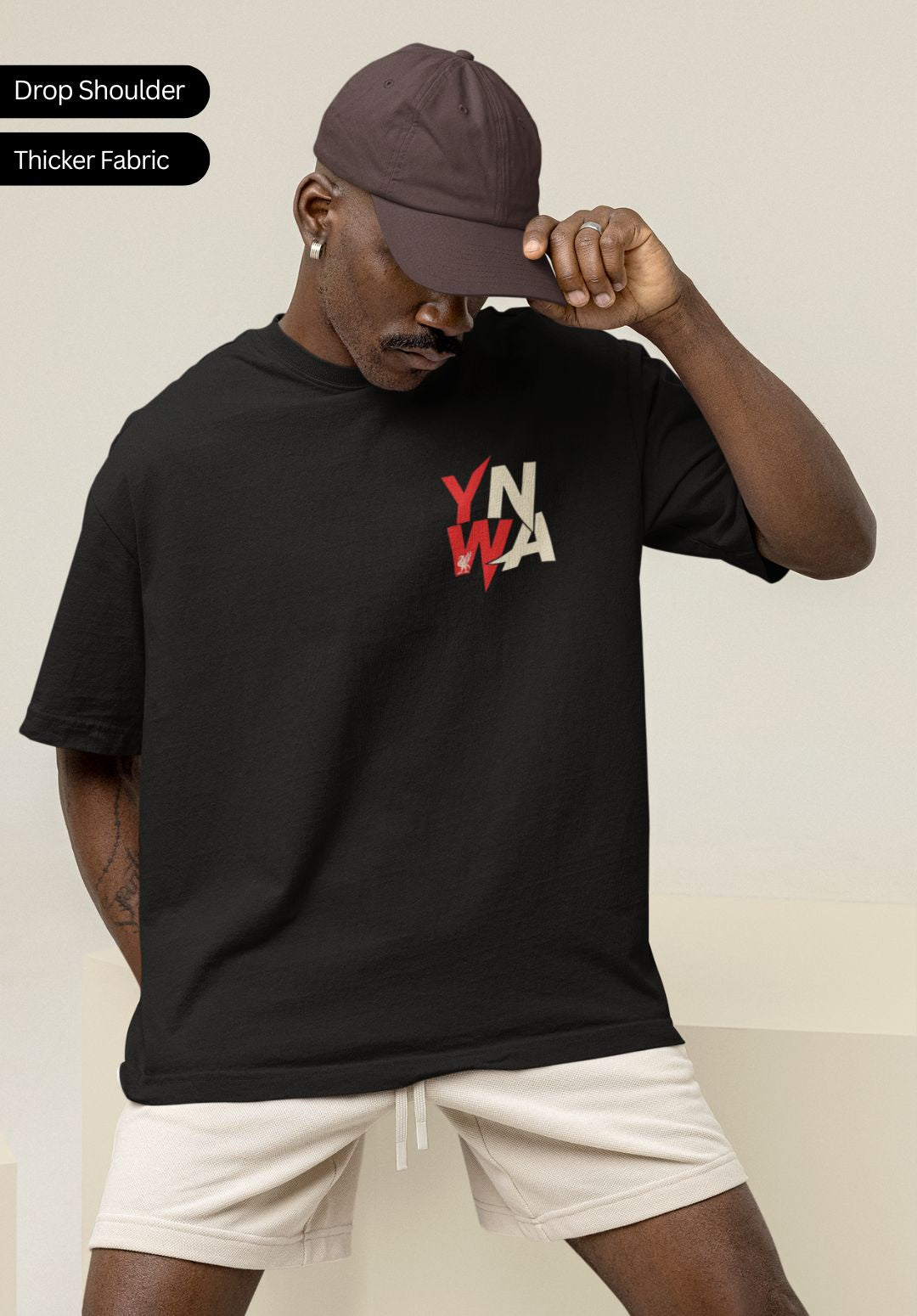 YNWA - You Will Never Walk Alone Liverpool FC Oversized T-Shirt