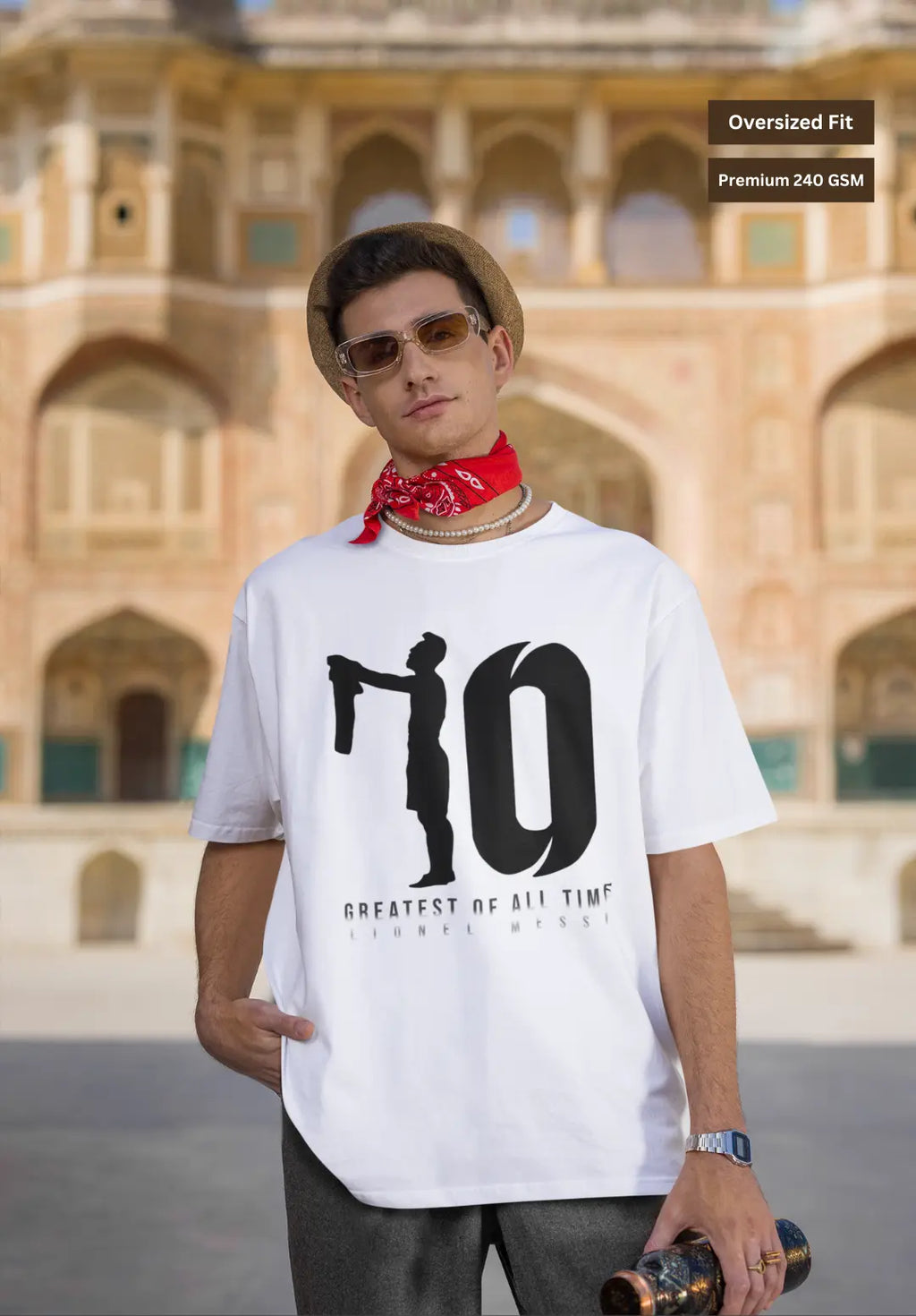 The Greatest Number 10 Lionel Messi T-Shirt (Oversized)
