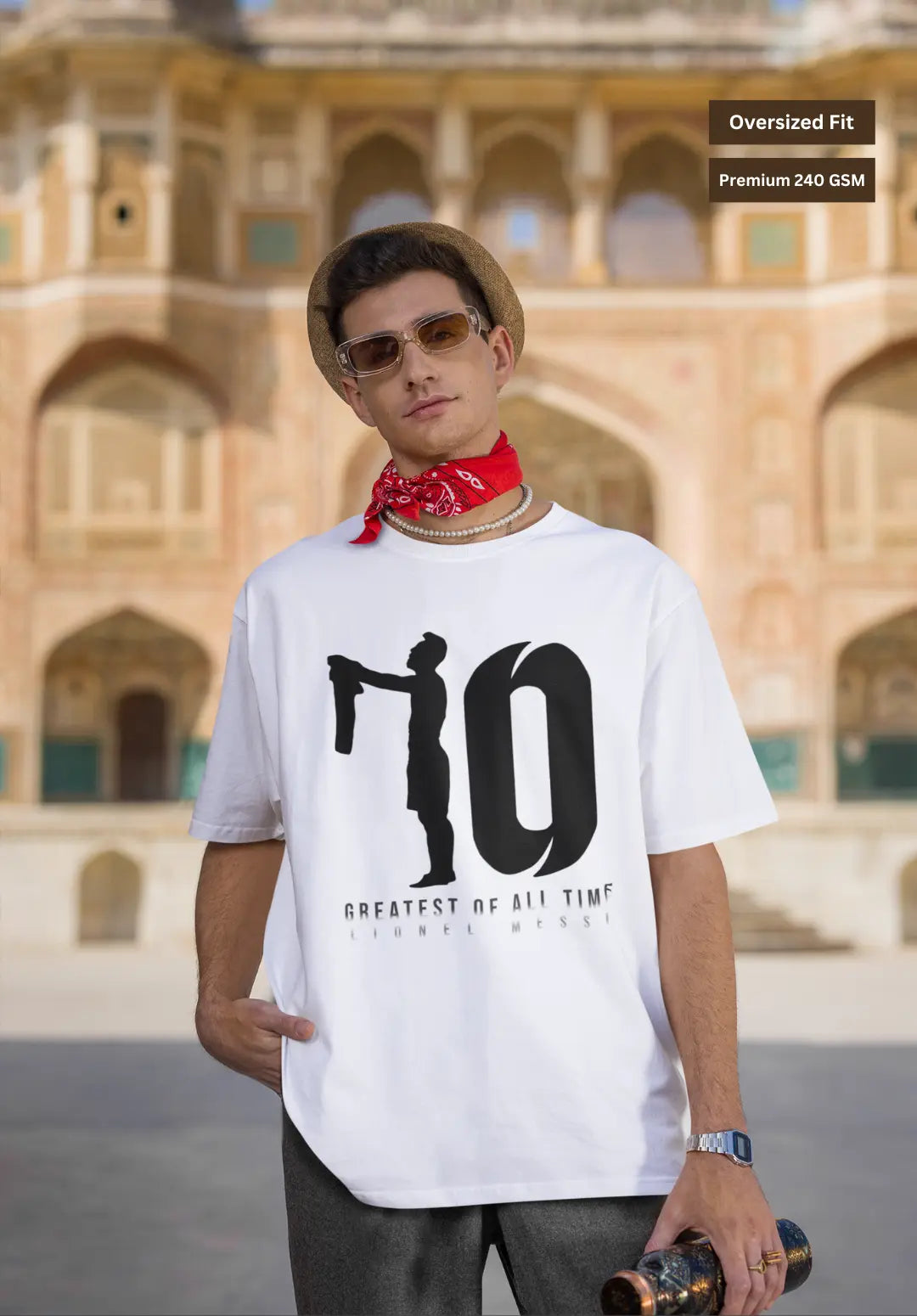 The Greatest Number 10 Lionel Messi T-Shirt (Oversized)