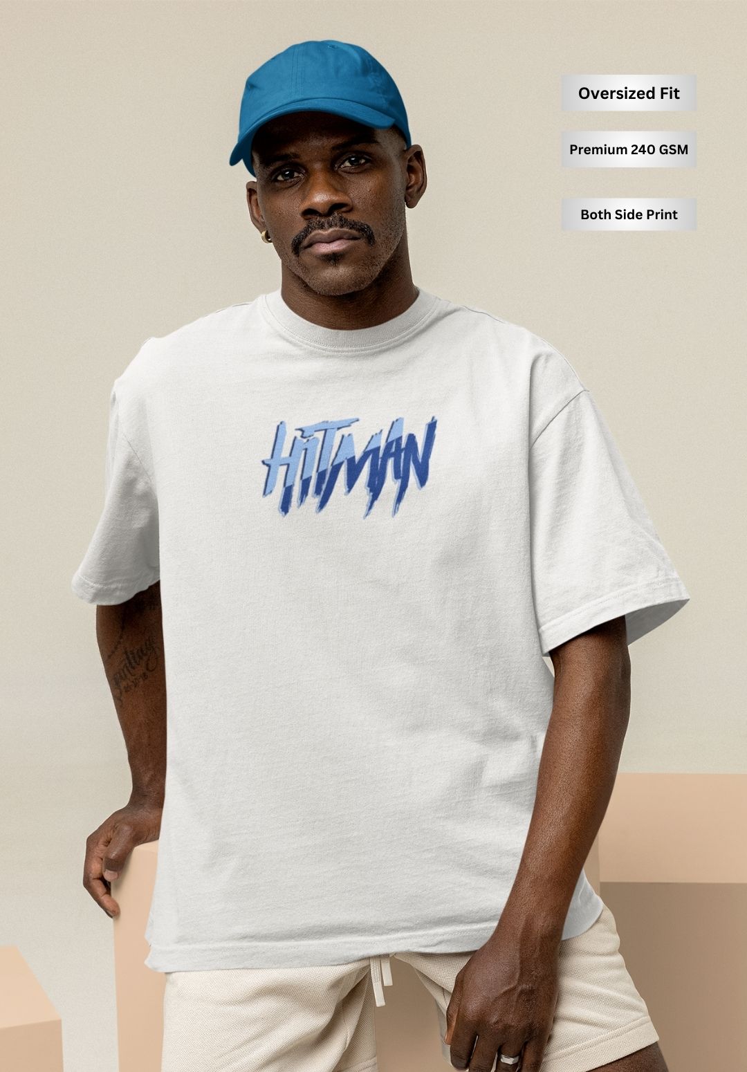 The Hitman - Rohit Exclusive T-Shirt (Oversized)