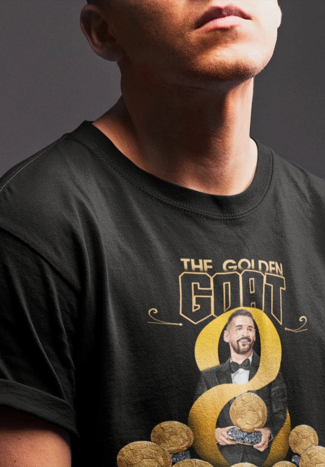 The Golden Goat - Messi 8th Ballon D'or Exclusive T-Shirt