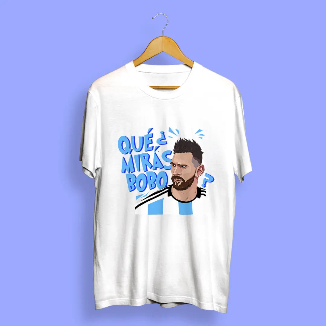 Messi Witty Style Que Miras Bobo T-Shirt