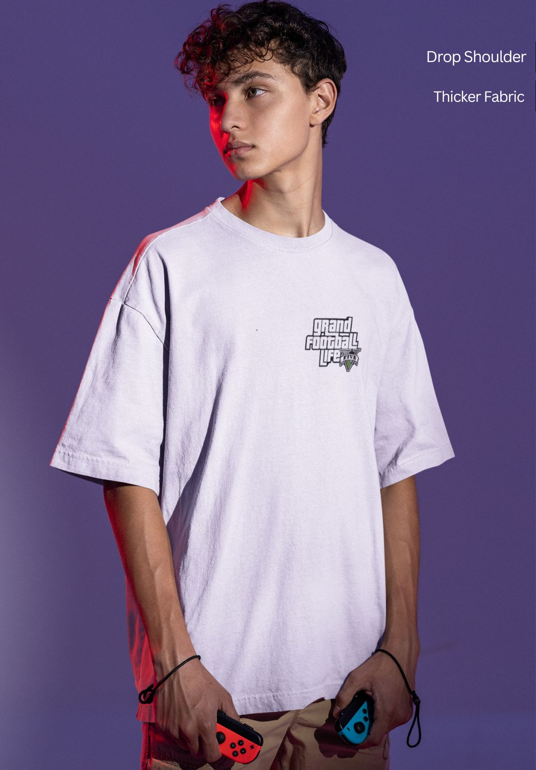Grand Football Life – GTA Inspired Football Exclusive Oversized T-Shirt