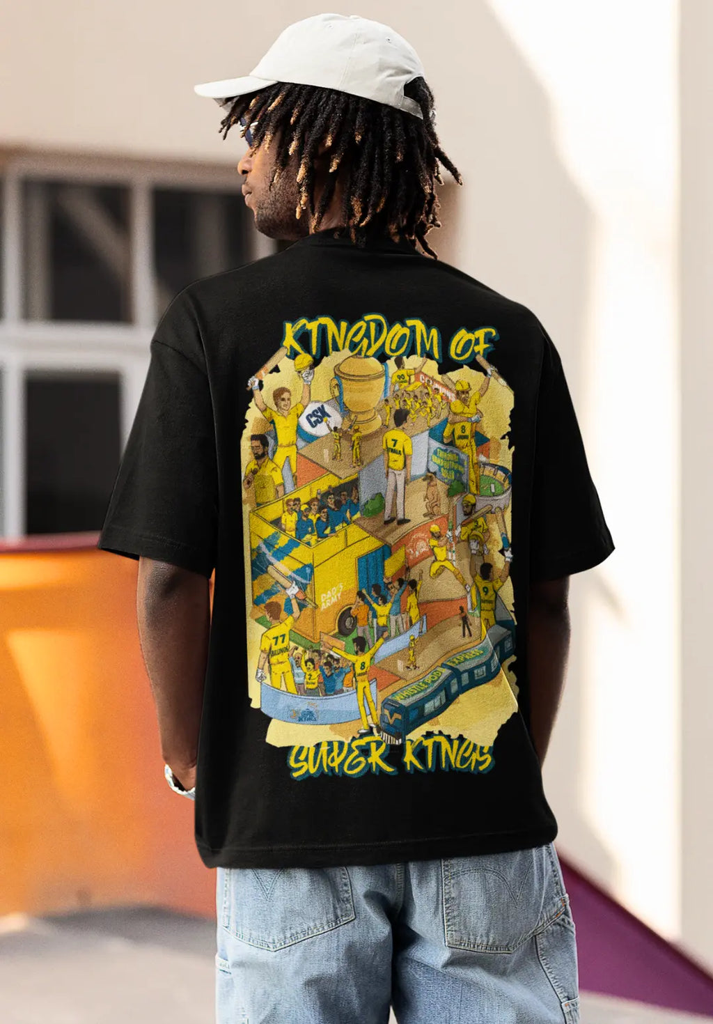Kingdom of Super Kings - CSK Legacy Oversized T-Shirt