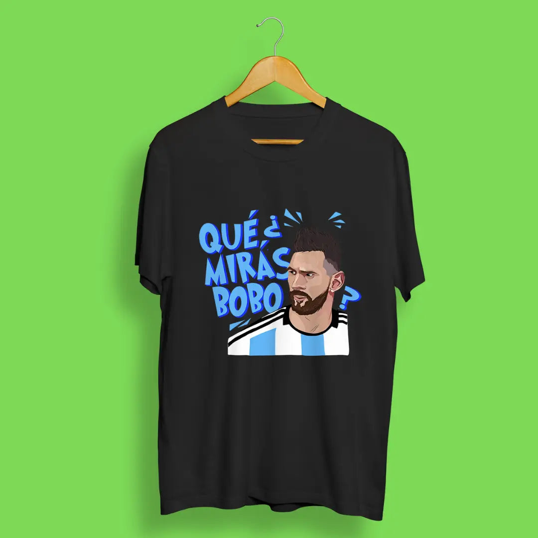 Messi Witty Style Que Miras Bobo T-Shirt