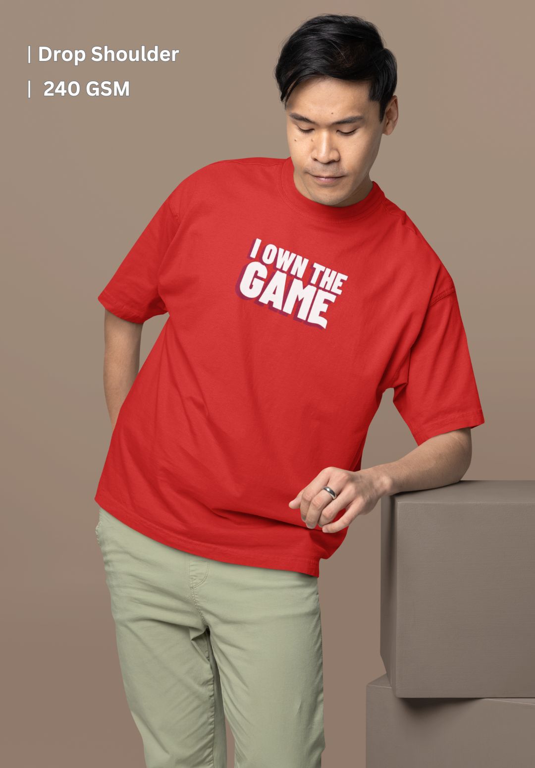 I Own The Game! CR7 Born To Dominate T-Shirt (Oversized)