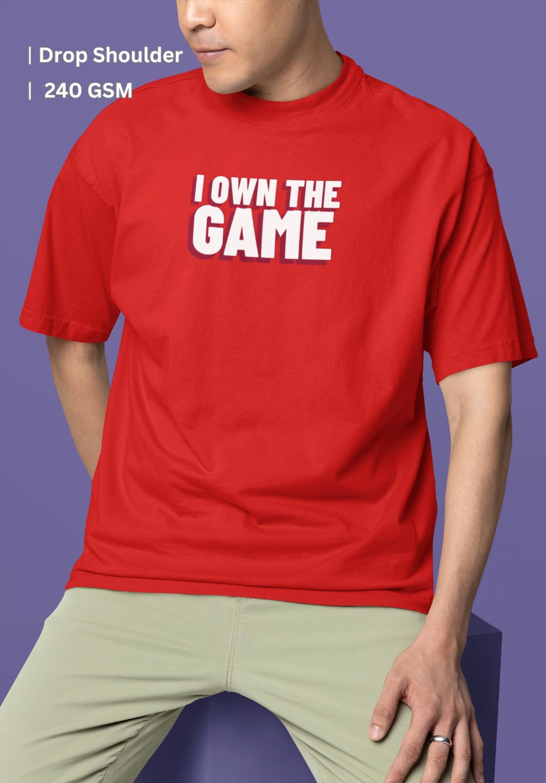 I Own The Game! CR7 Born To Dominate T-Shirt (Oversized)
