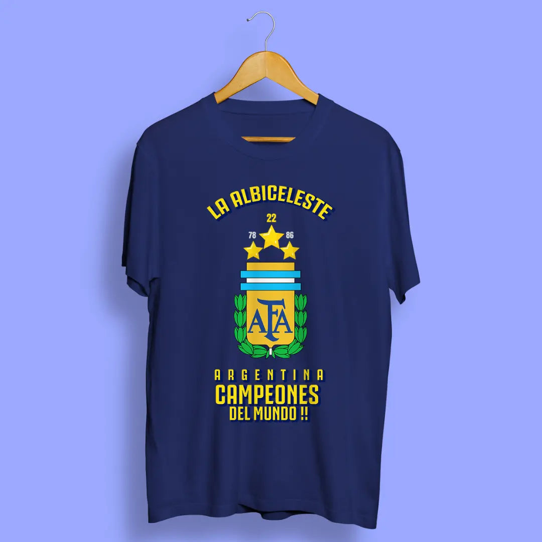 Argentina 3 Star Campeones Del Mundo T-Shirt