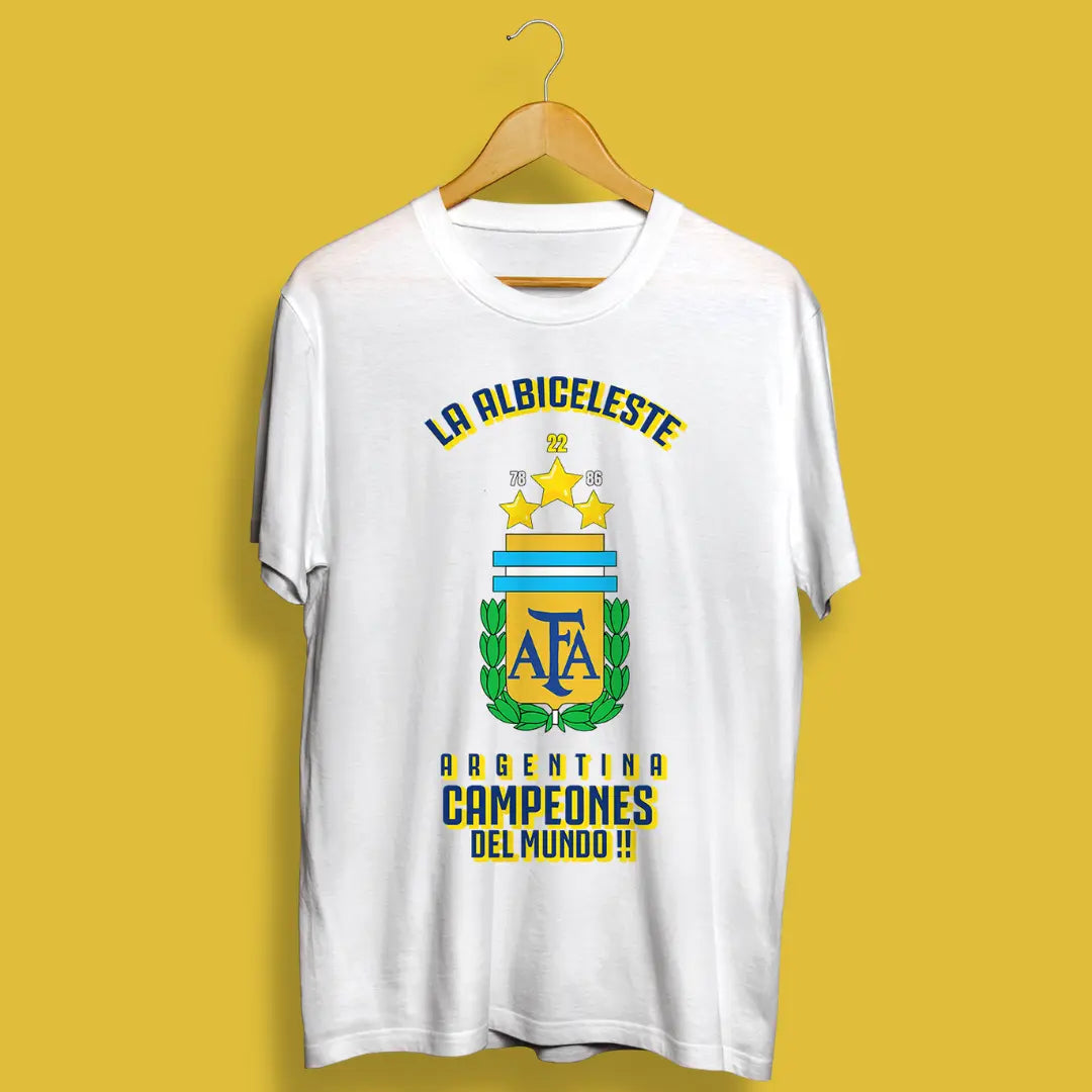 Argentina 3 Star Campeones Del Mundo T-Shirt