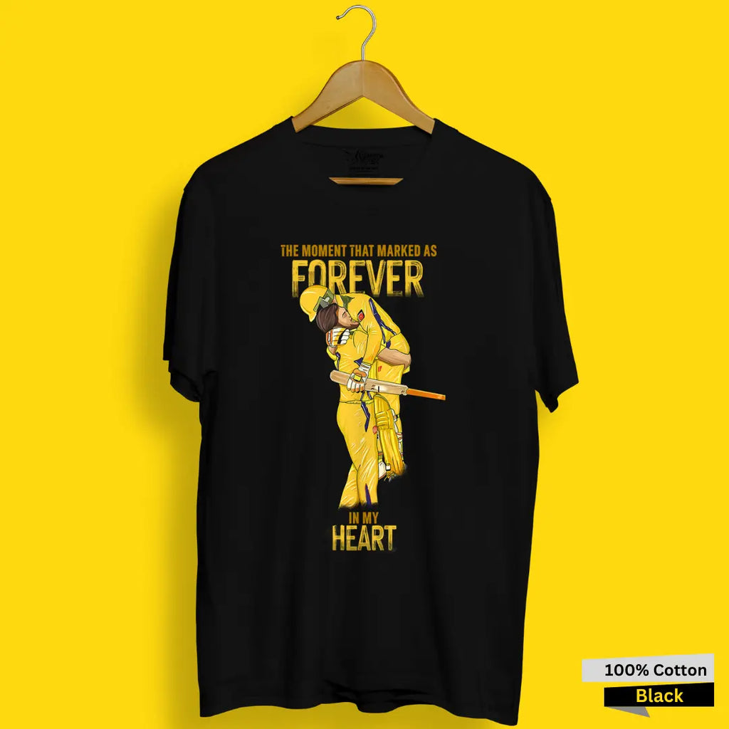 Dhoni and Jadeja CSK Winning Moment T-Shirt