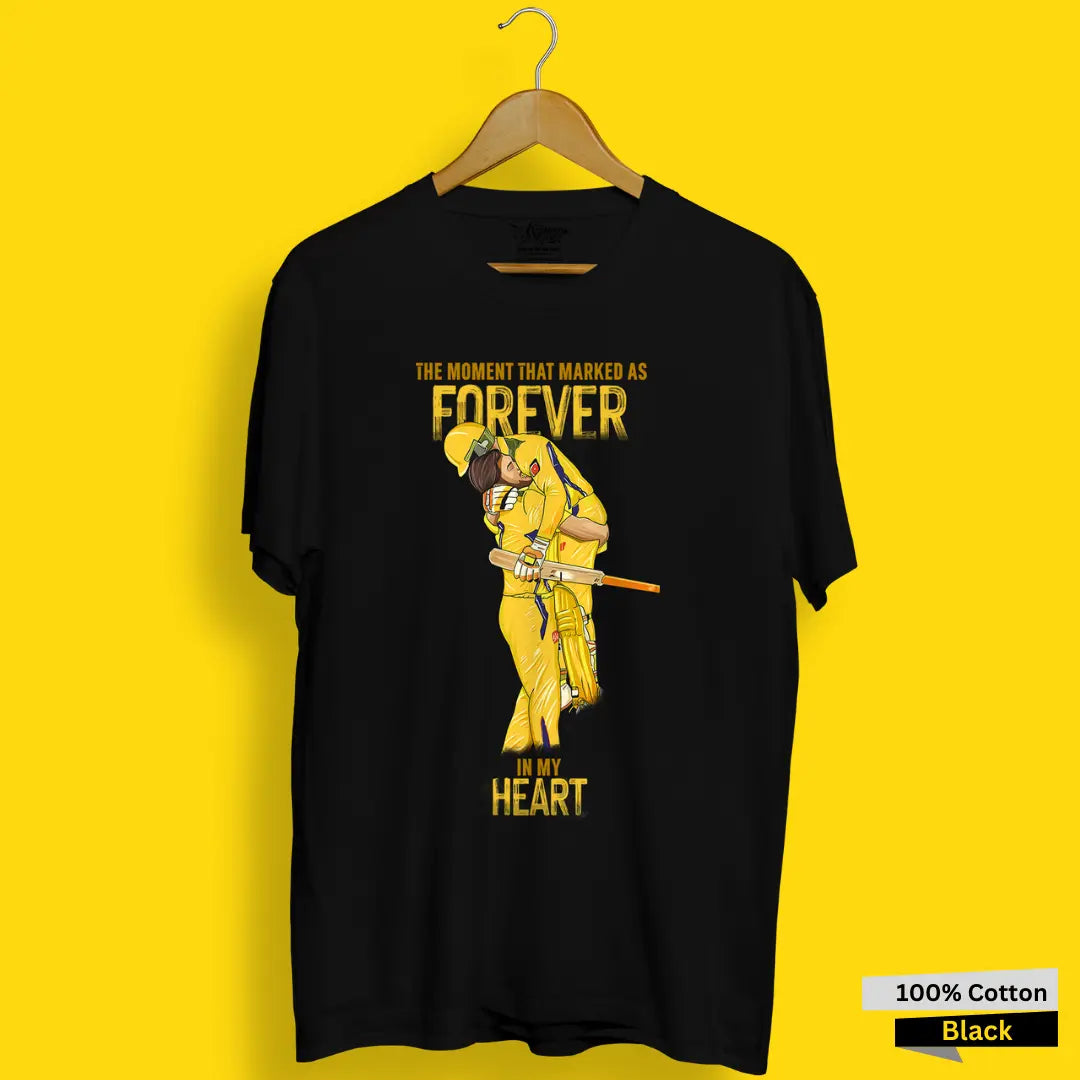 Dhoni and Jadeja CSK Winning Moment T-Shirt