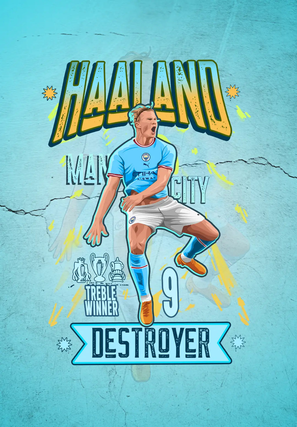 Haaland The Destroyer T-Shirt
