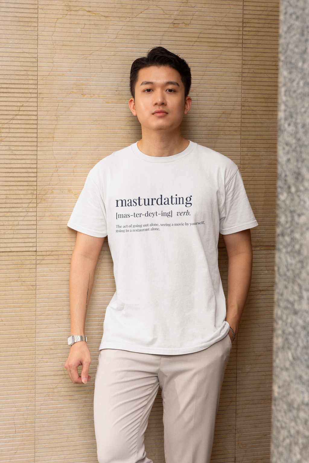 Masterdating - Table For One, Satisfaction For One T-Shirt