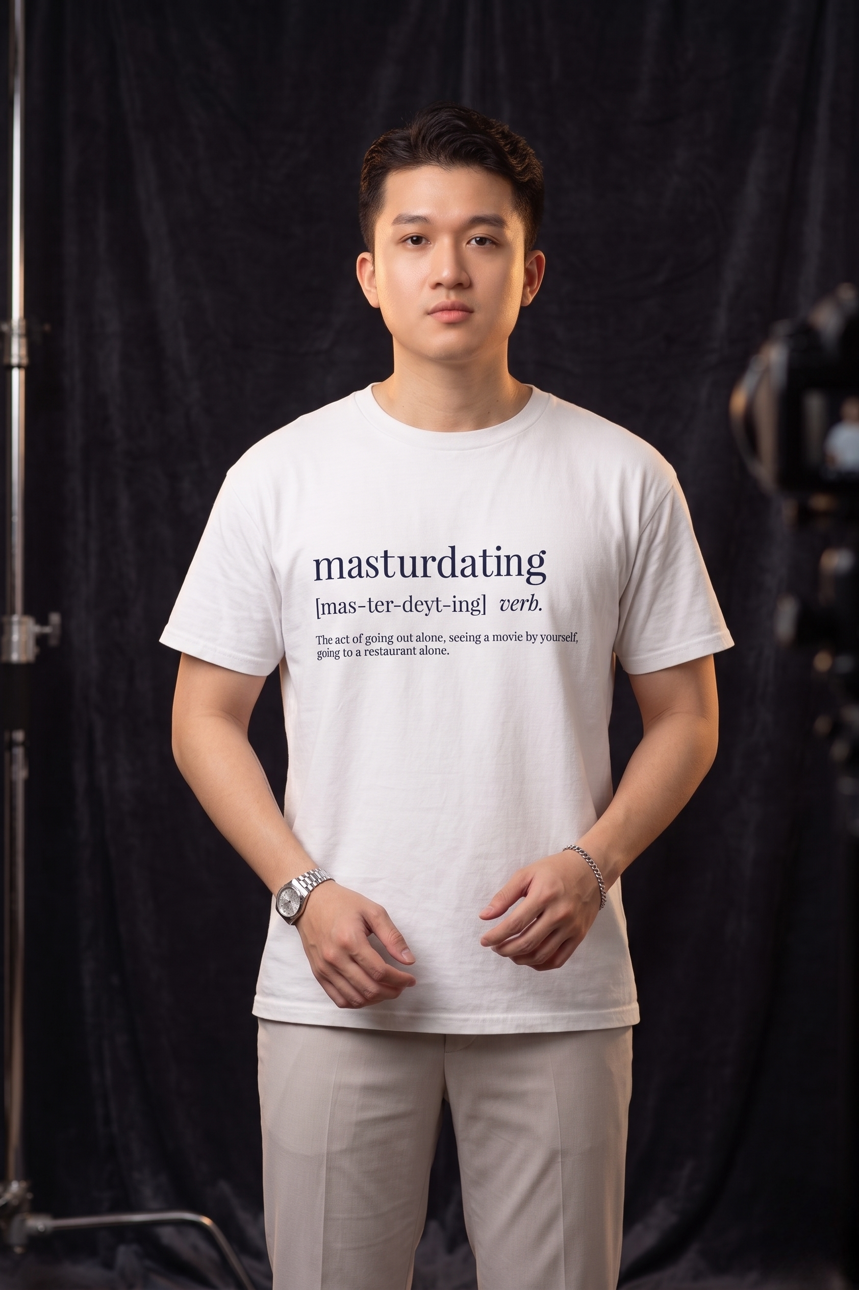 Masterdating - Table For One, Satisfaction For One T-Shirt