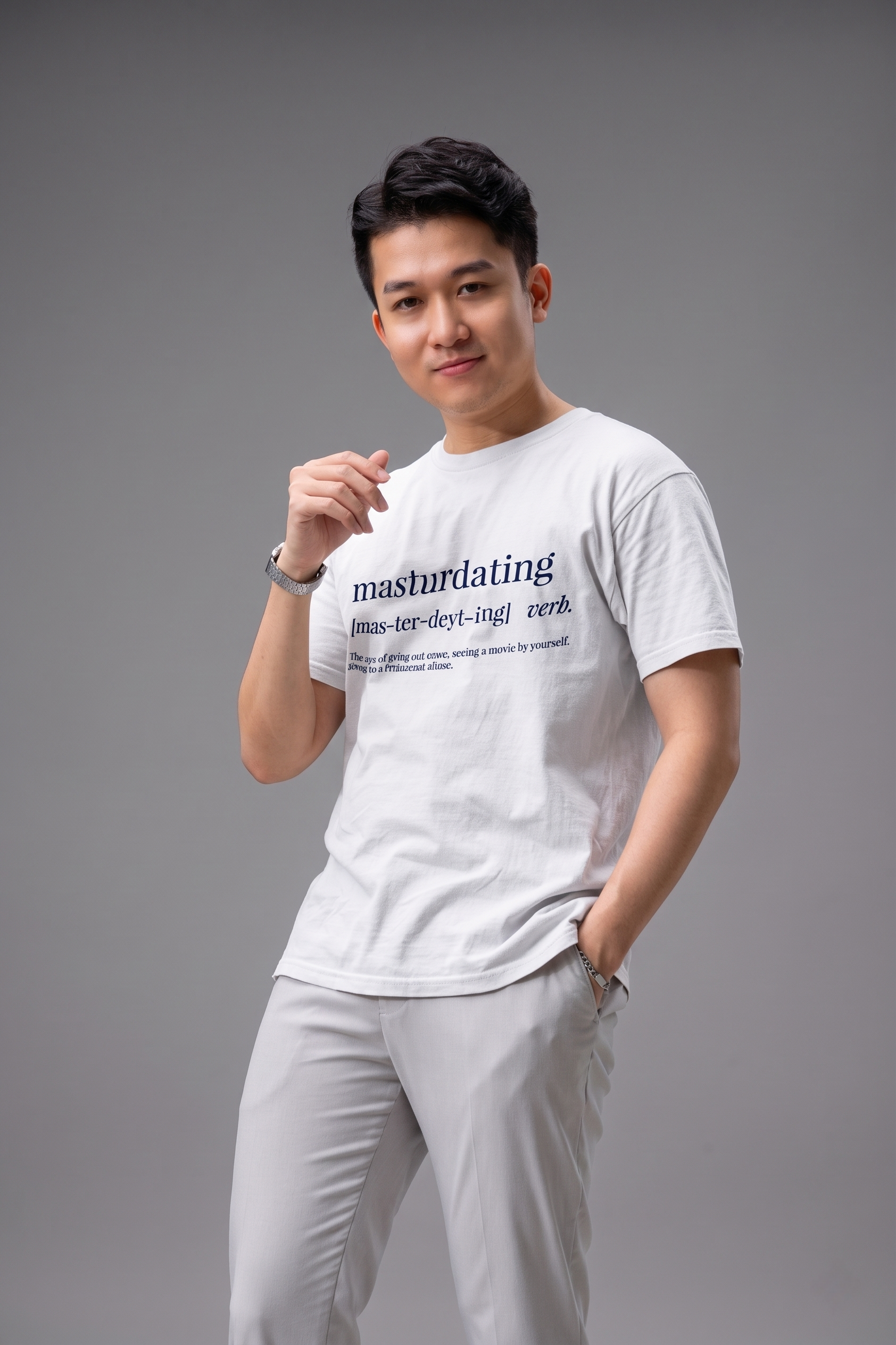 Masterdating - Table For One, Satisfaction For One T-Shirt