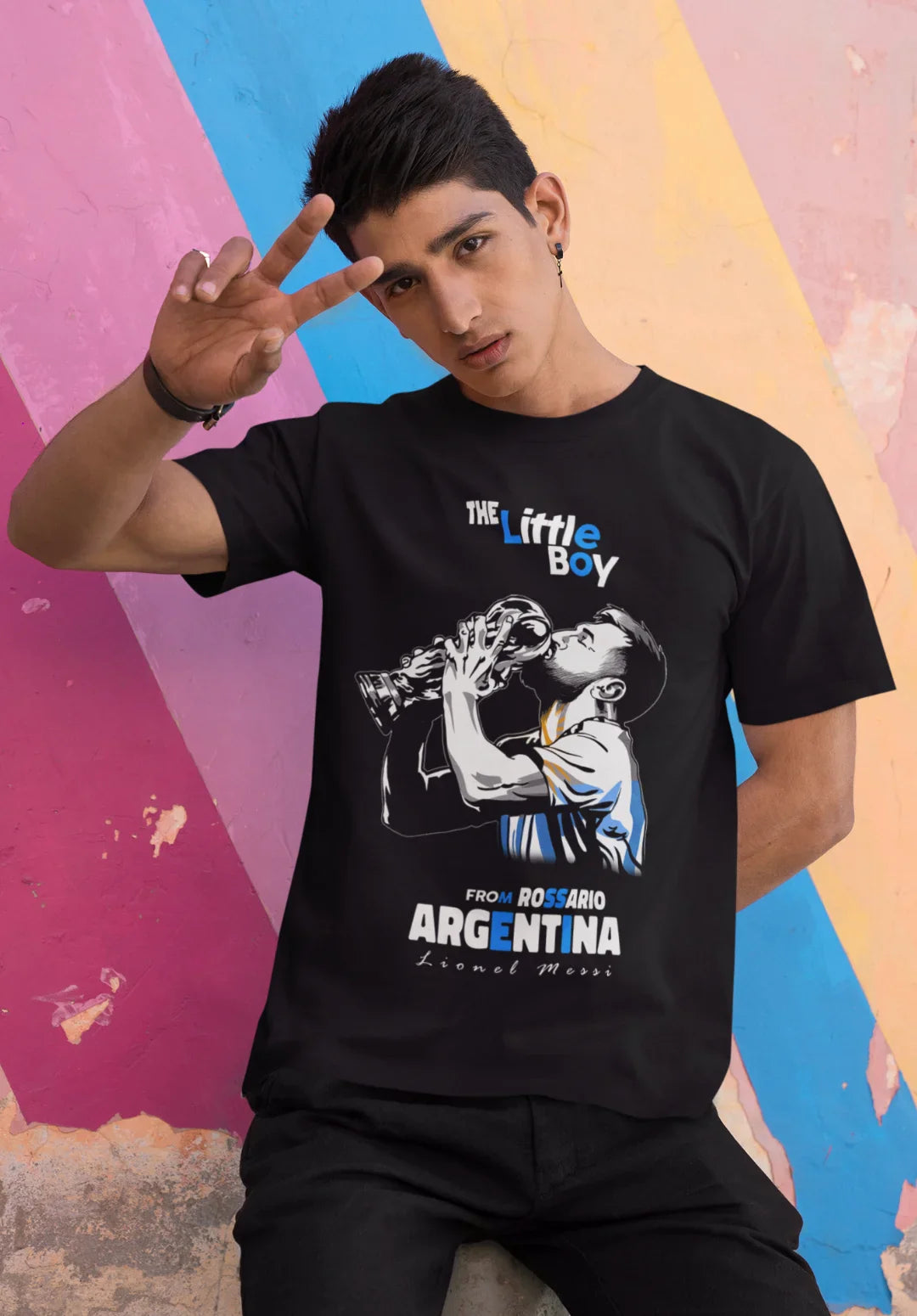 The Little Boy From Rosario Argentina T-Shirt