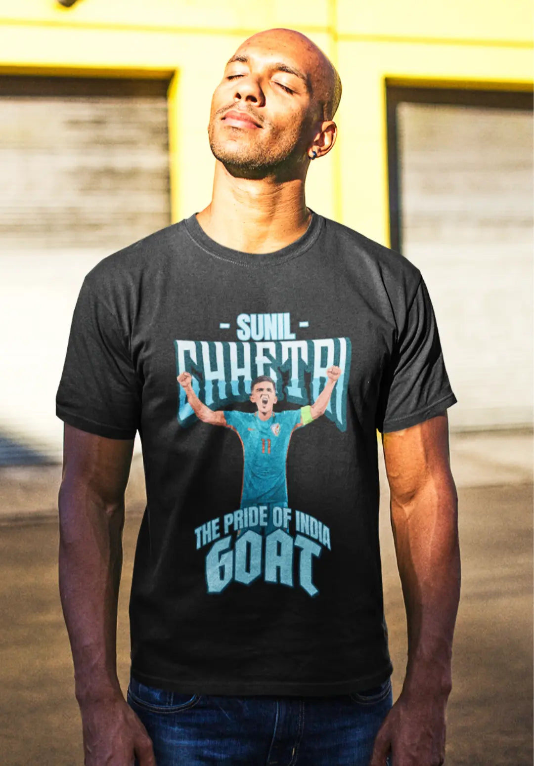 Sunil Chhetri The Pride of India T-Shirt