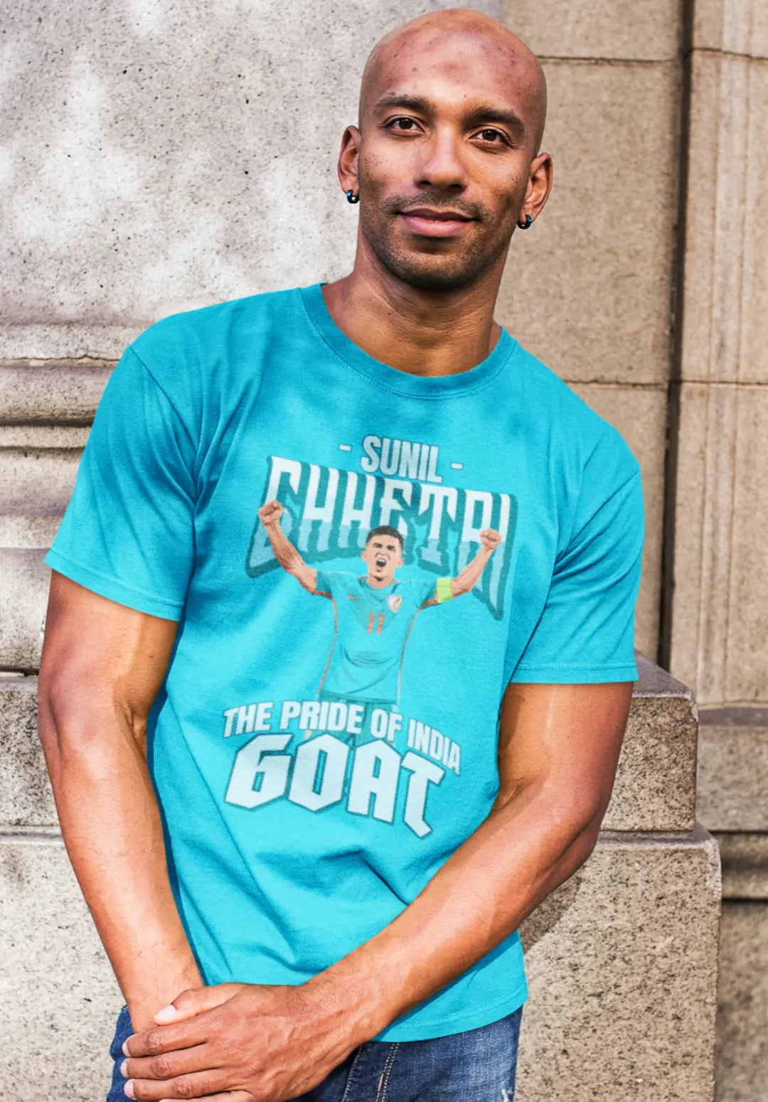 Sunil Chhetri The Pride of India T-Shirt