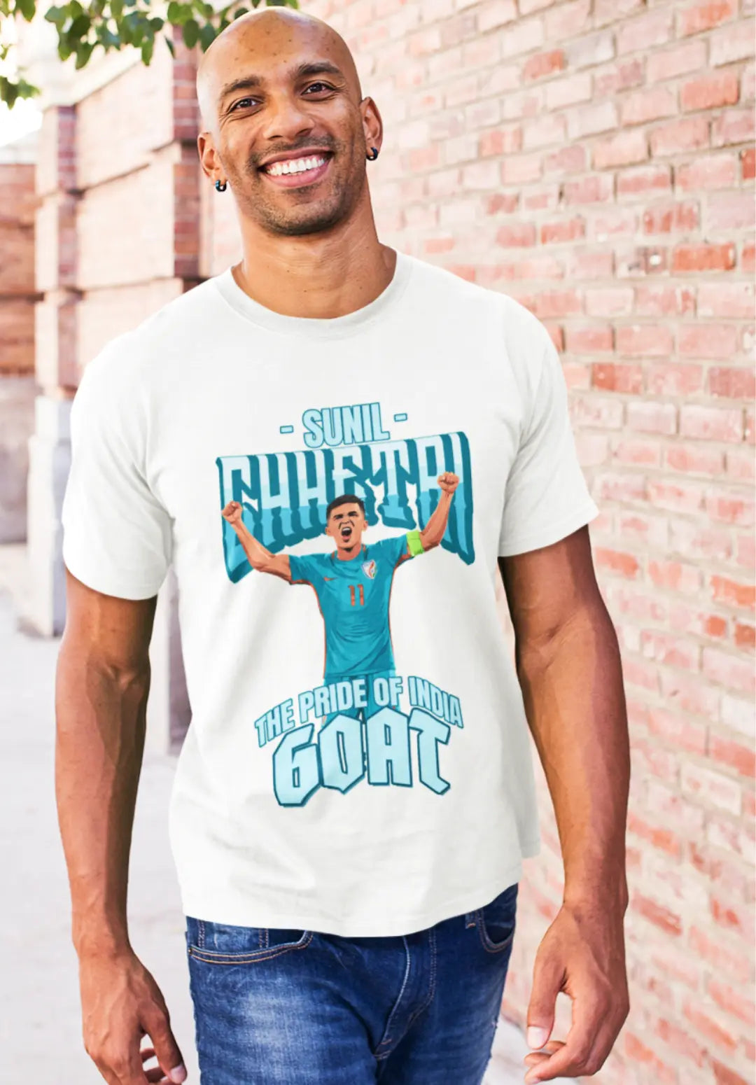 Sunil Chhetri The Pride of India T-Shirt