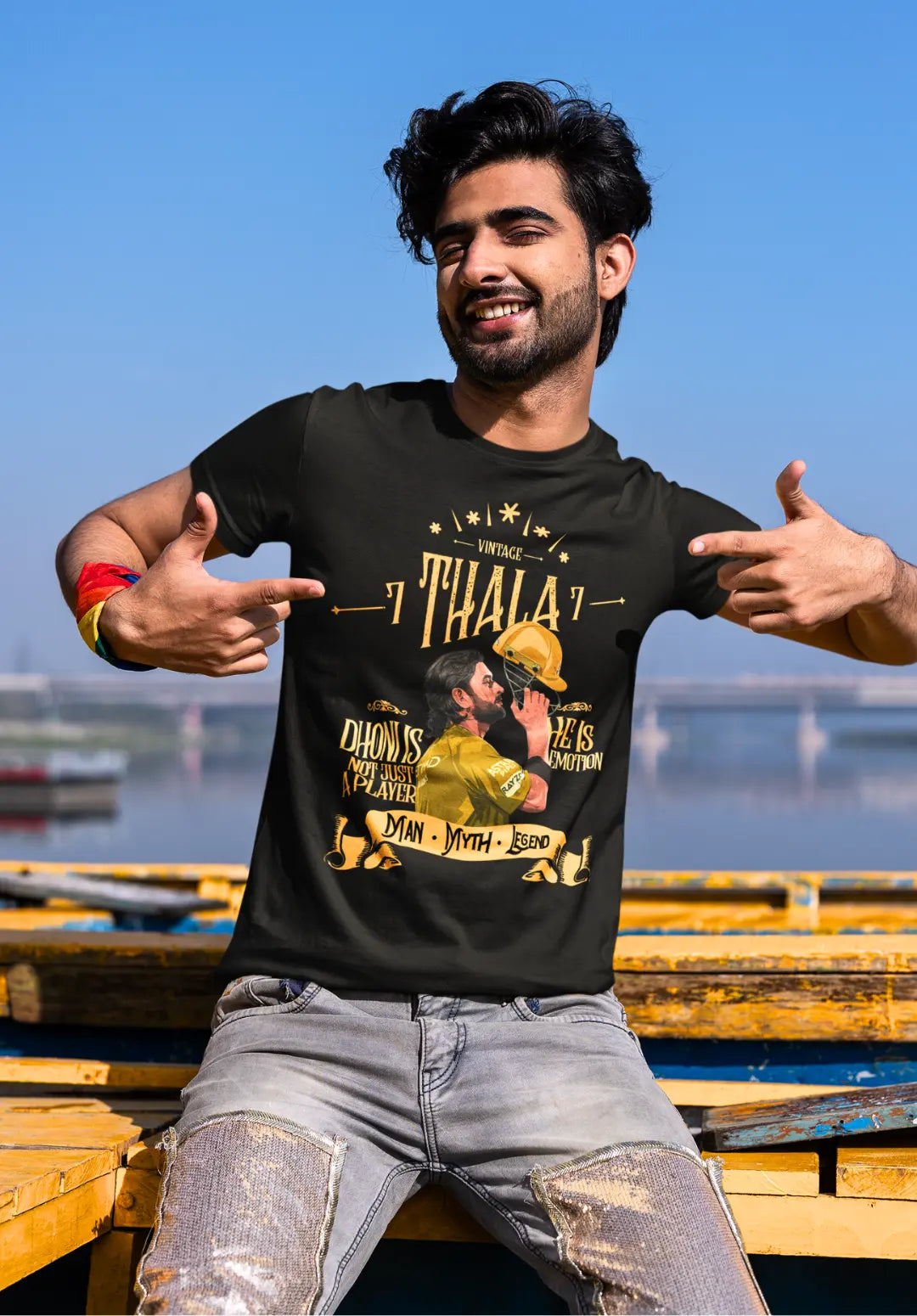 Vintage Thala - Man. Myth. Legend. T-Shirt
