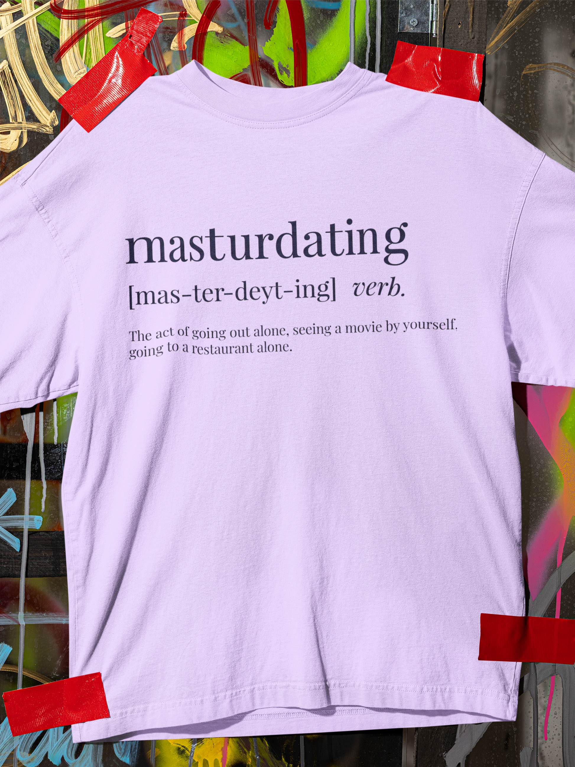 Masterdating - Table For One, Satisfaction For One T-Shirt