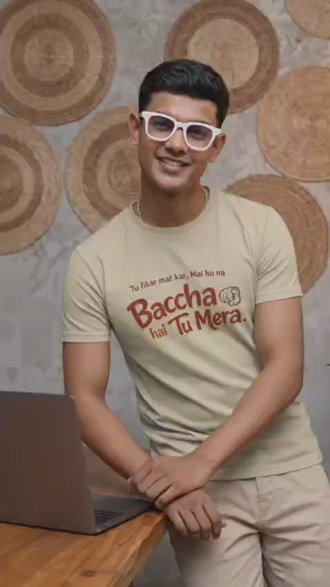 Baccha Hai tu Mera Trending Dialogue T-Shirt