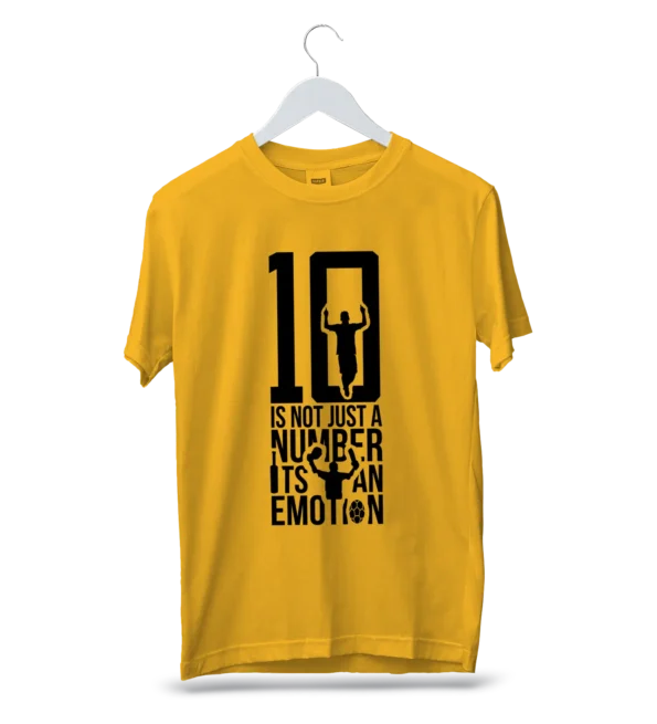 10 Is Not Just A Number Mustard Yellow
