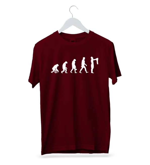 Messi Evolution T-Shirt Maroon