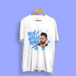 Messi Witty Style Que Miras Bobo T-Shirt Navy Blue