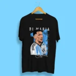 Di Maria 11 Argentina T-Shirt Teal